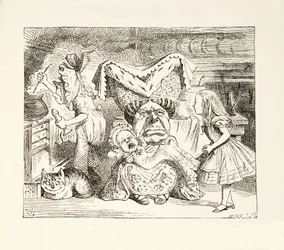 De Hertogin met haar Familie, uit Alice